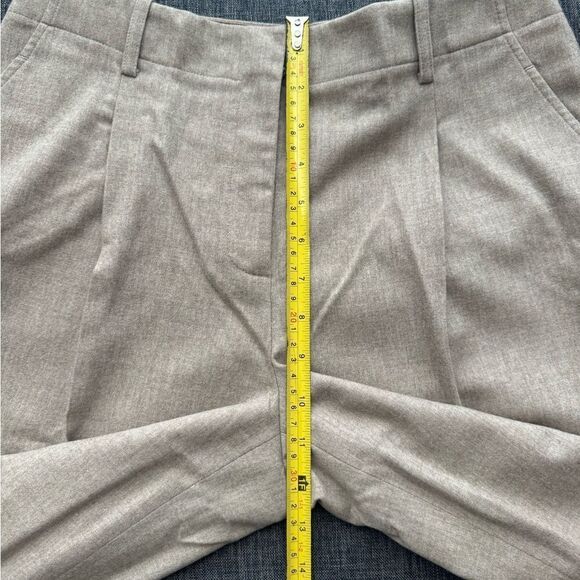Lafayette 148 Rivington Finite Wool Cashmere Pants Mocha Melange Size 2 - Picture 14 of 16